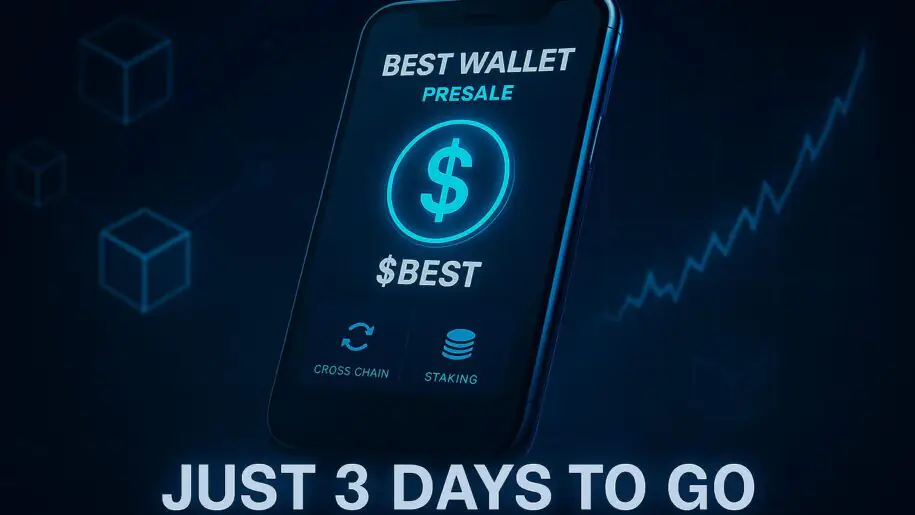1700万美元预售仅剩3天，带来惊人收益：最佳钱包代币有望增长10倍？
