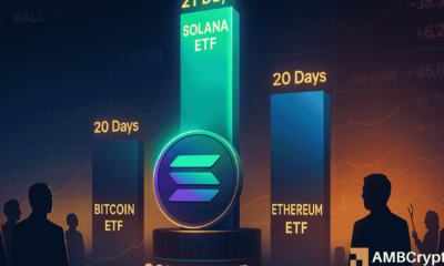 Solana ETF连续21个交易日资金流入，创下新纪录——尽管SOL下跌了29%。