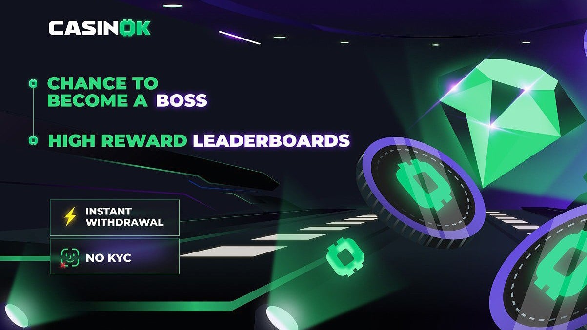 Casinok推出闪电般快速的加密货币提款服务