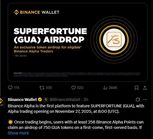 必读：SuperFortune 空投价格为何飙升？$GUA 预测
