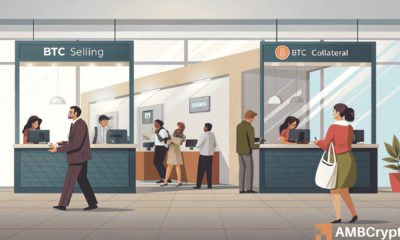 随着比特币价格暴跌，比特币持有者分裂成两大阵营：卖方和借款人。