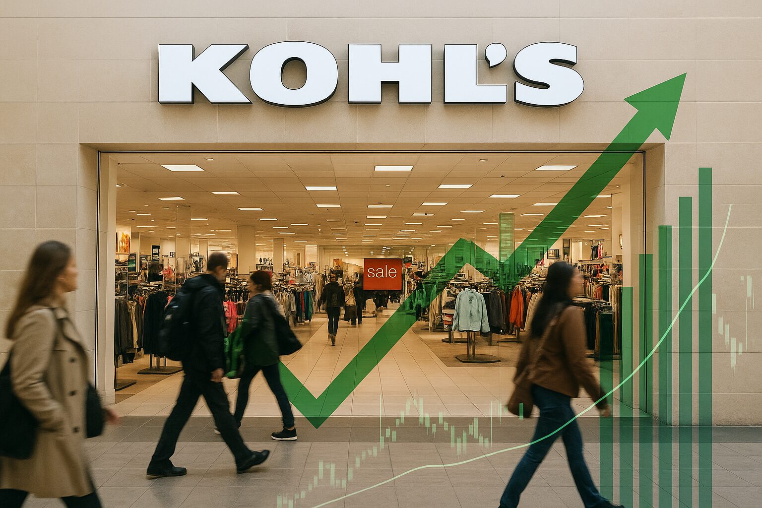 科尔士百货 (Kohl's) 财报大幅超预期，股价强劲上涨