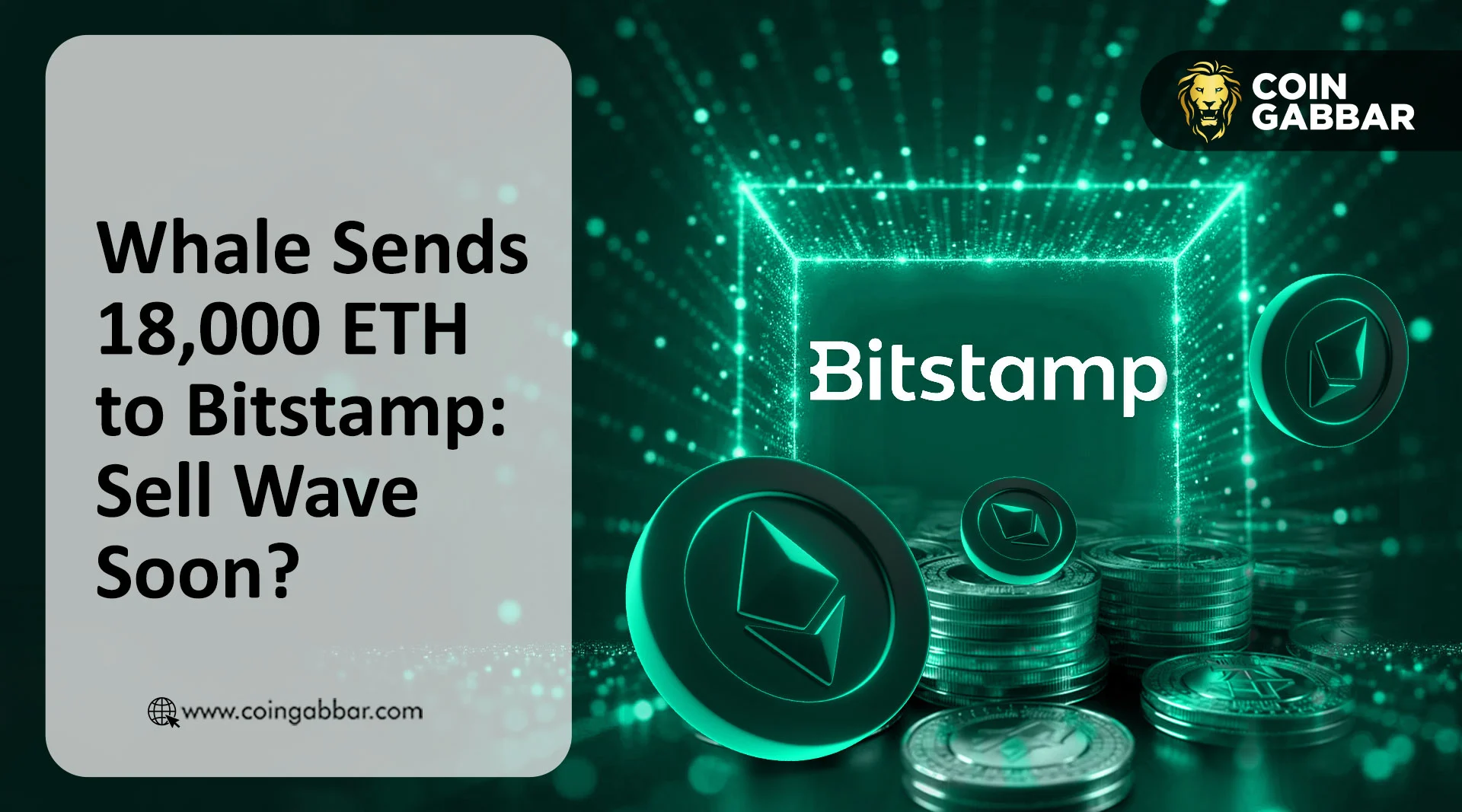 以太坊巨鲸将 18,000 个 ETH 转移到 Bitstamp，接下来会是抛售潮吗？