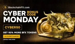 BlockchainFX 是下一个 100 倍加密货币预售项目，提供 70% 的手续费奖励，超越了 Space Pay 的 140 万美元涨幅和 PepePawn 最终奖励后的 189 万美元涨幅。