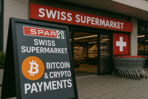瑞士超市Spar在全国范围内推出比特币和加密货币支付方式。