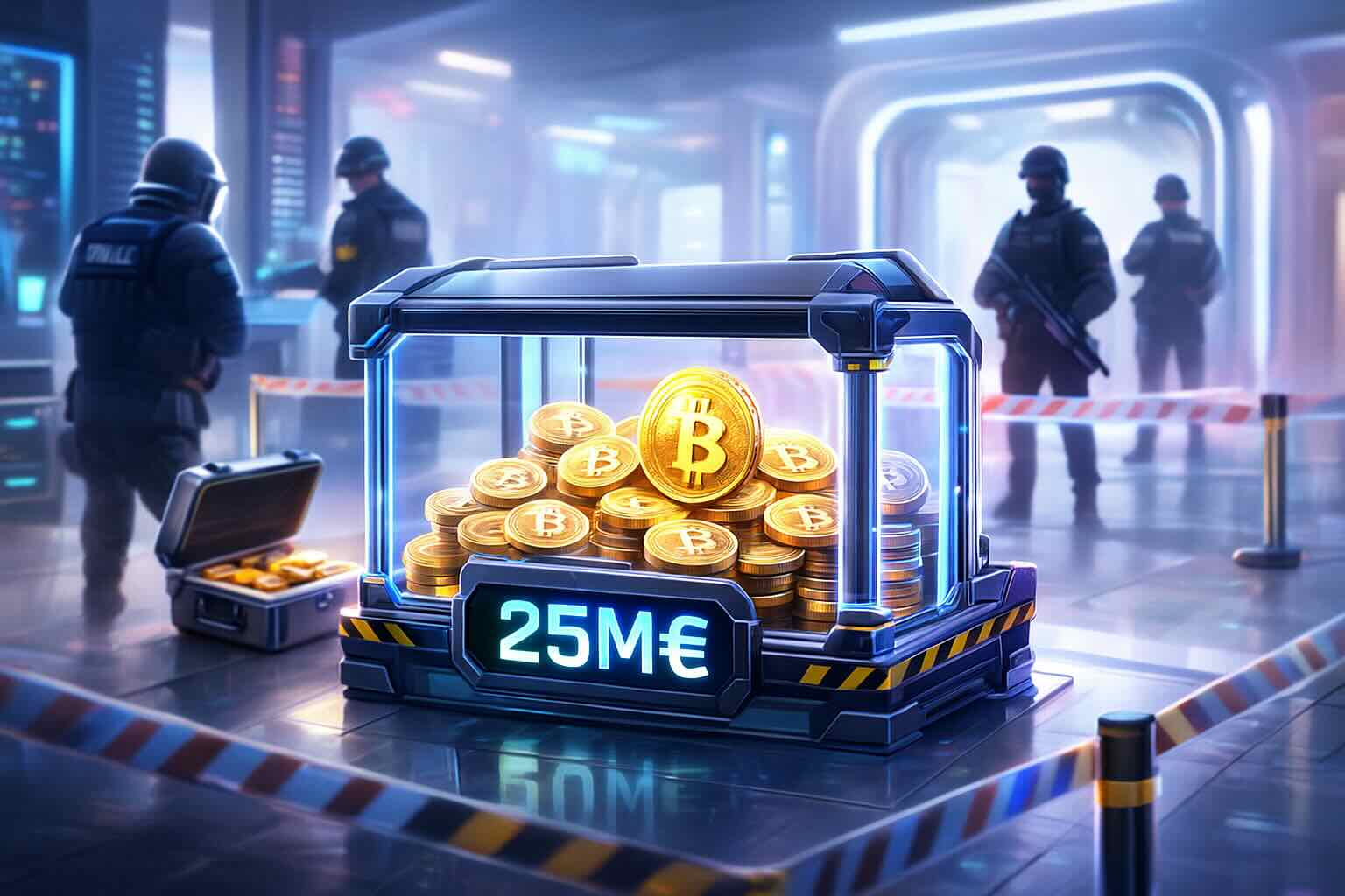 Cryptomixer démantelé : 25 M€ en Bitcoin saisis