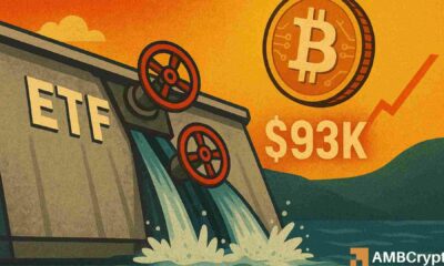 比特币ETF在IBIT ETF上涨7%之后，资金流入是否终于恢复了？