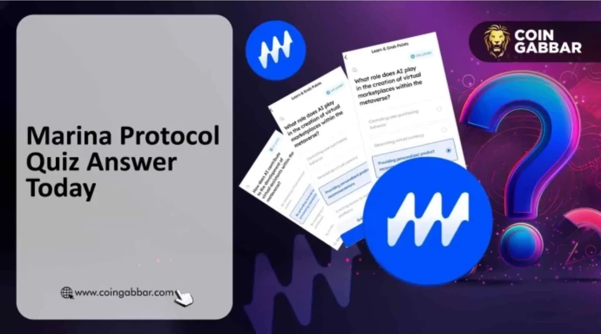 Marina Protocol每日问答 2025年12月4日：赢取金币