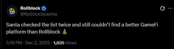 2025年圣诞老人集会提示：Rollblock上市日期2026年会提前公布吗？