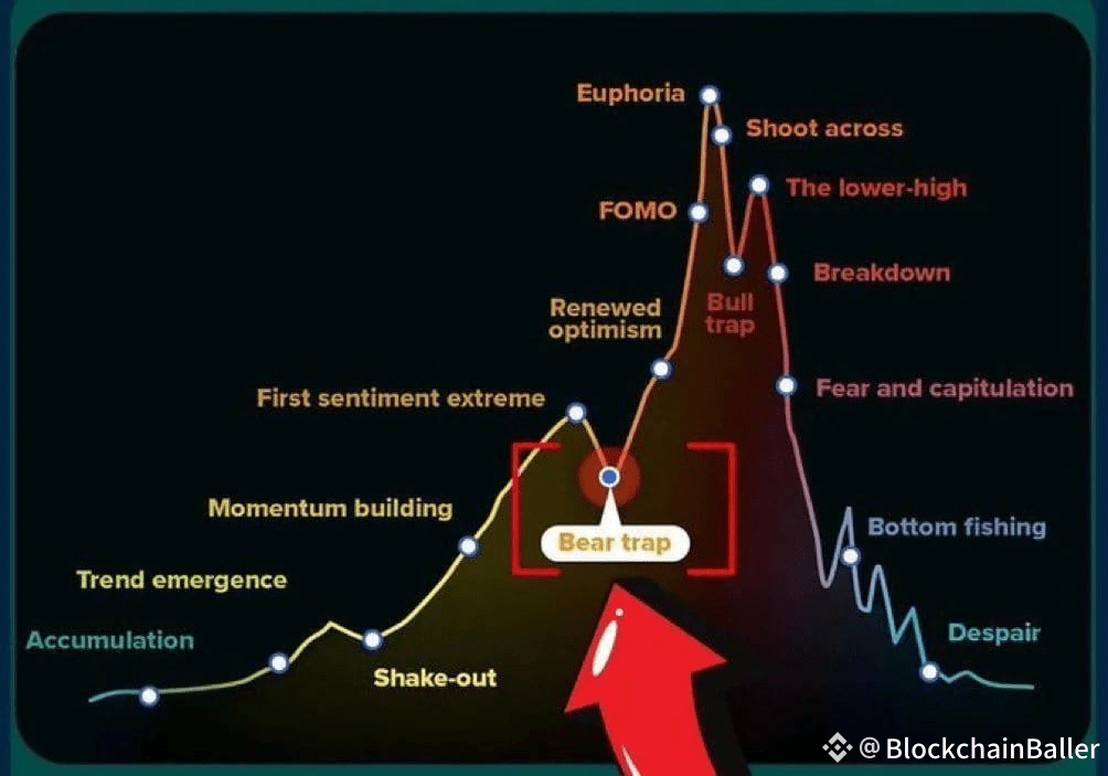 #比特币牛市周期：

2013年：

• 持续时间：9个月

• 第6个月熊市陷阱后反转

2017年：

• 持续时间：9个月

• 第6个月熊市陷阱后反转

2021年：

• 持续时间：9个月

• 第6个月熊市陷阱后反转

2025年：

目前处于第6个月
