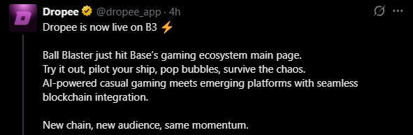 Dropee的上线日期会按计划进行还是会再次推迟？