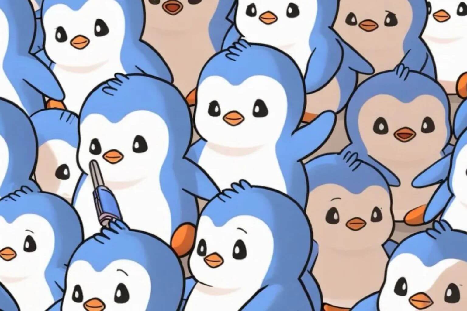 企鹅指数在脆弱支撑位附近徘徊，日线趋势难以复苏。