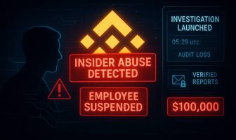 币安证实内部人员滥用职权，已暂停该员工职务。