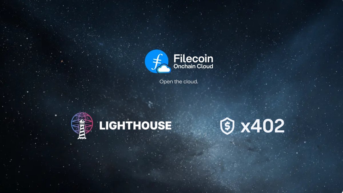 2/ x402 的作用

x402 将支付流程置于标准 HTTP 协议内部。

服务器返回支付详情，客户端提交已签名的支付信息，请求继续进行。

这支持按请求付费，而非使用账户、积分或预付余额。

3/ Lighthouse 的作用

Lighthouse 管理上传、支付检查和 CID 返回。

文件通过 IPFS 路由，并在 Filecoin 上进行存储结算。

开发者通过普通的 HTTP 调用进行交互，无需使用自定义计费系统。

4/ 这为何重要

每次上传都独立定价和结算。

应用程序和代理只需为存储的内容付费。

这适用于需要按请求直接付费的自动化工作流程，并以 Filecoin 作为存储层。