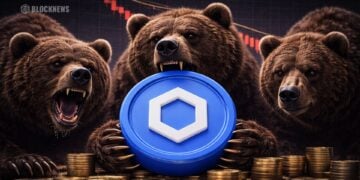 LINK周线头肩顶形态确认，13美元颈线成2026年走势关键