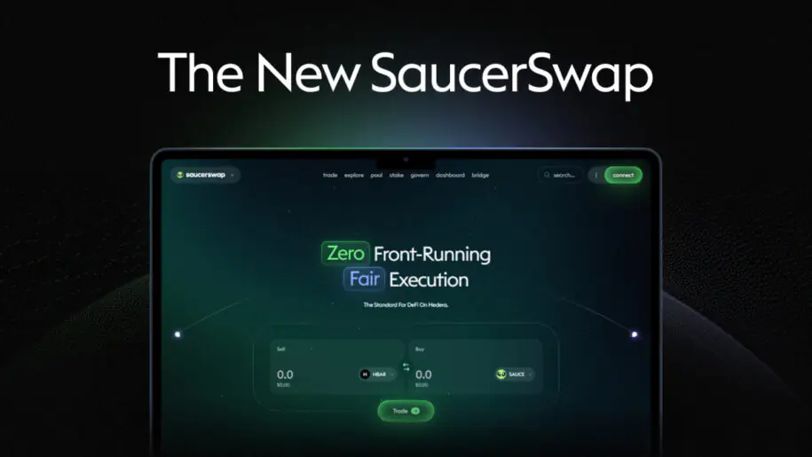 SaucerSwap 为 Hedera DeFi 发布了重新设计的平台和全新品牌标识