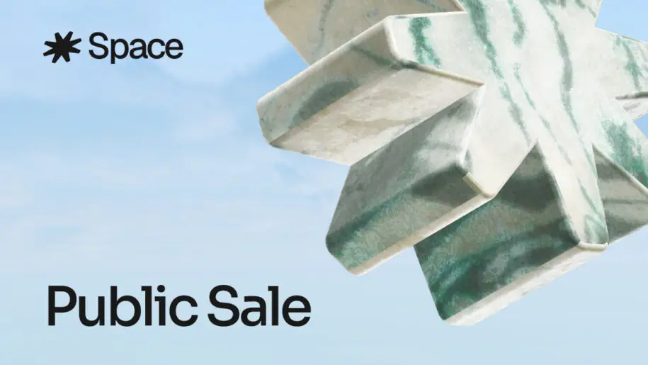 Space宣布公开发售其原生代币$SPACE