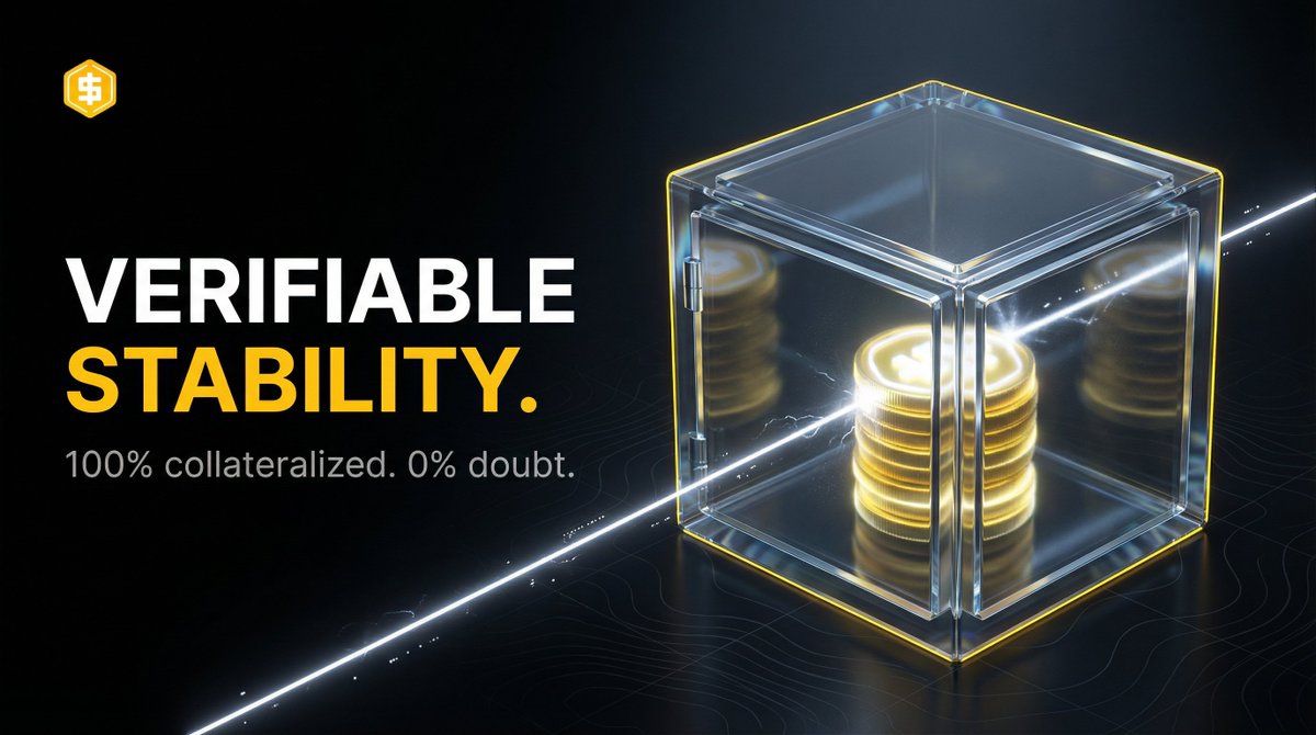 💡 稳定性并非算法，而是抵押品。

$WEUSD 是一种结算稳定币，由 USDC 1:1 支持。信任并非必要，但验证机制是其原生功能。

把“魔法”留给魔术师吧。

我们用数学构建。