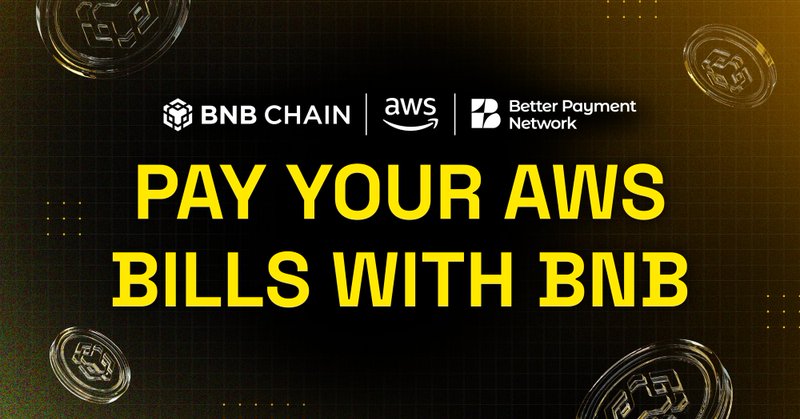 现在，@awscloud 的客户可以通过 @bpn_network 使用 $BNB 支付，这是一个基于 BNB 链原生构建的支付基础设施。

这标志着企业云计费方式的一次重大升级。

阅读我们博客上的完整报道：

详情如下🧵👇

AWS 云是大多数公司的核心支出。将这些支付转移到链上，将显著改变工作流程。

通过 @bpn_network 使用 $BNB 支付，企业可以获得：

✅ 实时结算

✅ 更低的费用

✅ 全球通用

✅ 企业级安全保障

它将日常支付流程变得更加高效。

BPN 是此次集成的基石。它基于 BNB 链构建，并将 $BNB 和稳定币等数字资产连接到现有的金融系统。

该网络汇集了受监管的稳定币发行机构、金融机构、DeFi 平台和做市商，以支持高容量的全球交易。

对于 AWS 客户而言，优势立竿见影：

🔸 即时到账

🔸 跨境转账成本更低

🔸 计费工作流程无缝对接

🔸 结算透明且可编程

它可直接集成到企业现有的系统中。

$BNB 在现实世界金融领域的作用日益凸显。

支付、代币化资产和企业集成正成为生态系统的核心，而 AWS 计费则为其增添了又一个重要环节。

借助 BPN，AWS 客户可以立即使用 $BNB，实现更快的结算、更低的成本以及与现有企业系统无缝衔接的支付流程。

想要了解 AWS 计费如何支持 $BNB 以及这将为全球企业带来哪些变革？

请点击此处阅读全文 👇