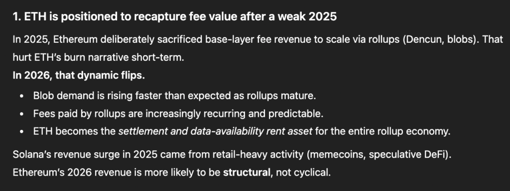以太坊 vs. Solana；ChatGPT 预测 2026 年最佳项目。