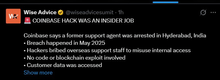 Coinbase 黑客事件最新进展：内部数据泄露导致 Coinbase 损失 4 亿美元