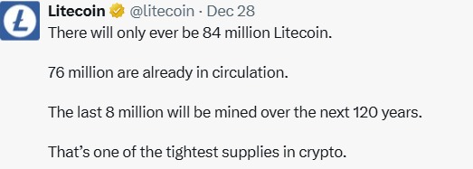 莱特币新闻：随着白银价格突破 80 美元，数字白银对比交易回归