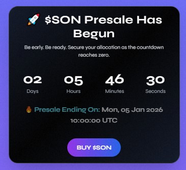 Spur Protocol 上市日期倒计时 5 天：SON 预售将于 2 天后结束