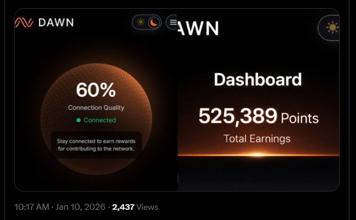 Dawn Network空投即将到来？主网、TGE和DAWN扩展程序更新