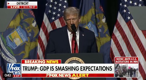 特朗普预计美联储将在即将召开的2026年联邦公开市场委员会会议上进一步降息。