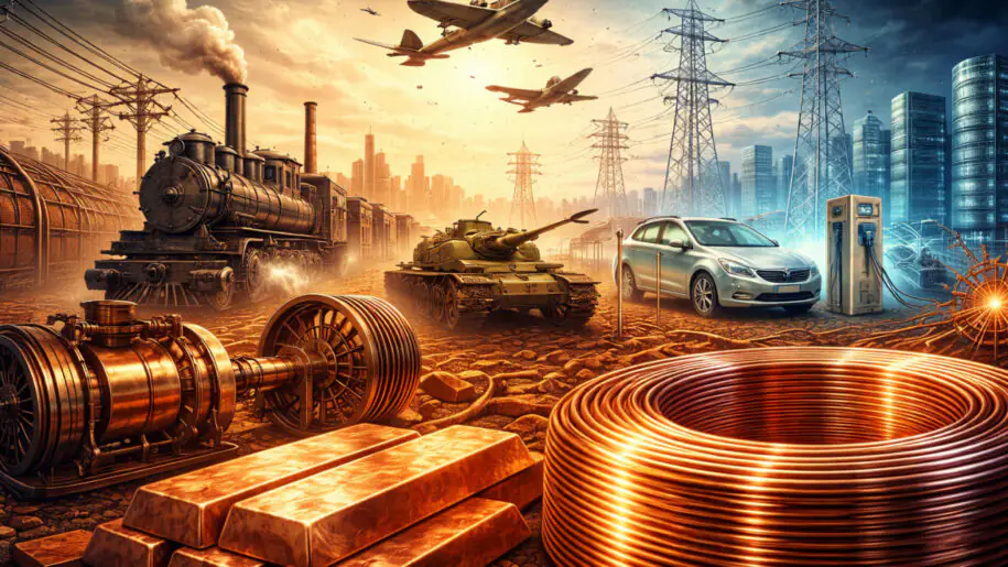 铜的历史：从蒸汽机到人工智能基础设施
