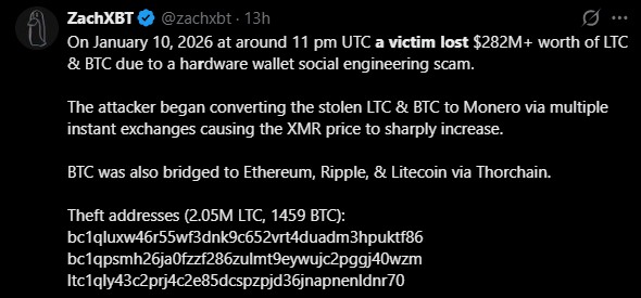 硬件钱包诈骗案表明，即使是冷钱包也面临新的威胁