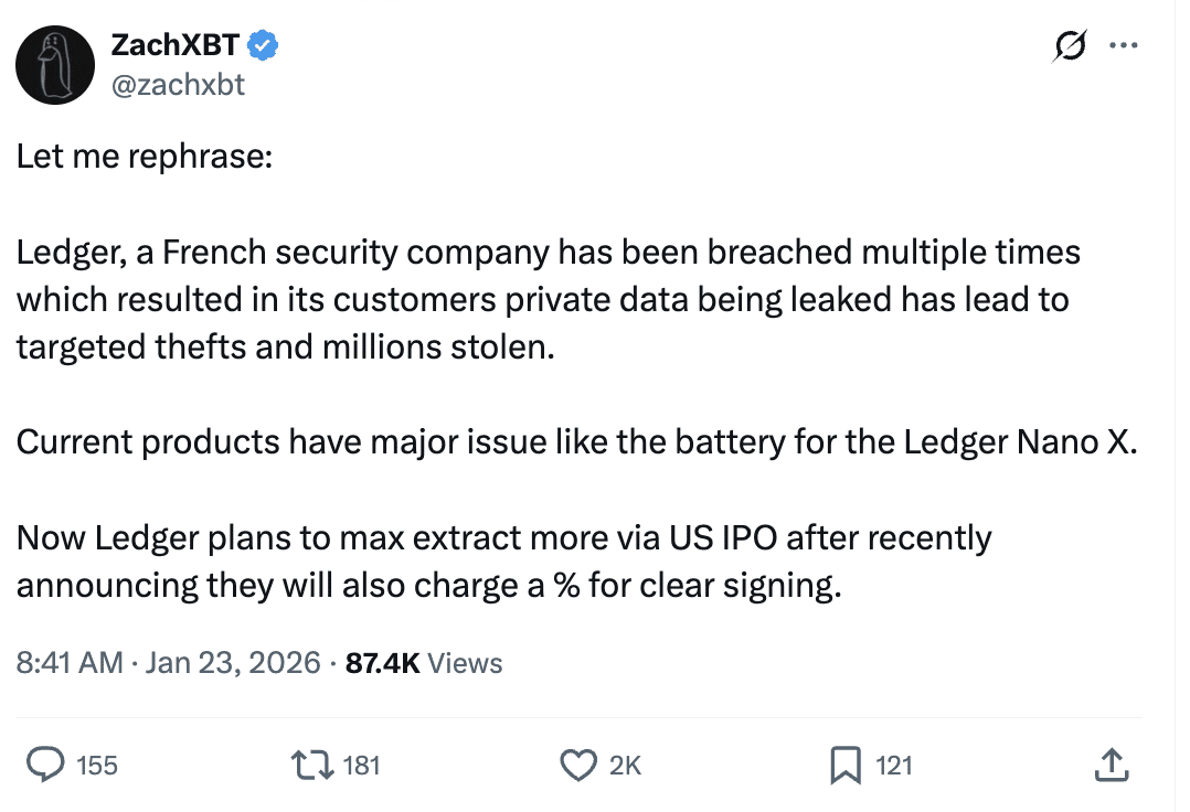 莱杰公司计划在美国进行40亿美元的IPO，但批评人士质疑其过去的违规行为和新的收费策略。