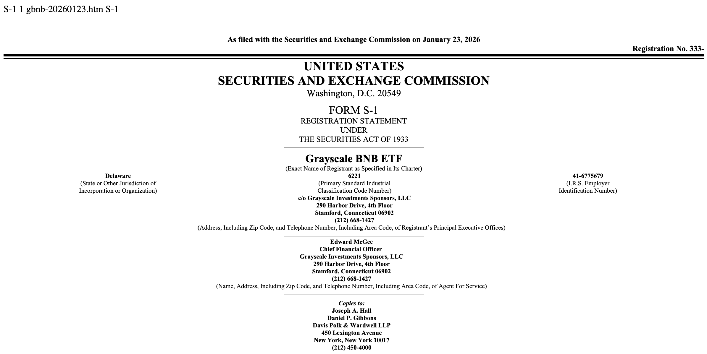 Grayscale 的 BNB ETF 申请未能引发突破，BNB 股价仍维持区间震荡。