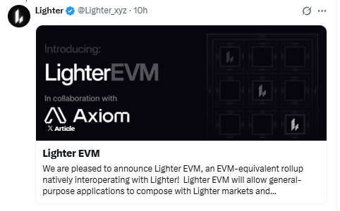 更轻量化的EVM发布：此次升级会推高LIT价格吗？