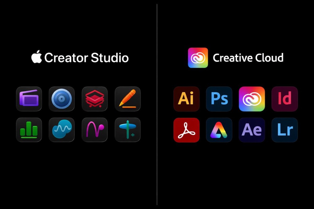 It seems no one is discussing Apple's recently launched Creator Studio.

What's interesting is that Apple appears to be building a closed loop for AI content production by combining the hardware barriers of its N1 chip with the software ecosystem of Creator Studio (a super subscription toolkit).

Consider this: Apple previously focused solely on selling hardware like Macs/iPads to creators. Most creators relied on software ecosystems like Adobe for their content, making Apple essentially a middleman, with the bulk of the cash flow going to software service providers like Adobe.

With Creator Studio, Apple has essentially opened its own full-service store, handling all the lucrative, detailed tasks itself.

How can it do this? The wireless N1 chip provides hardware priority between devices. For example, when using Creator Studio on an iPad, you can directly and with low latency access the processing power of your nearby Mac for rendering. However, switching to Adobe on a Mac introduces significant friction, preventing the smooth, hardware-level experience.

What's even more interesting is that Apple's near-disruptive pricing of $12.99 clearly indicates its intention to enter the market at a loss, directly competing with Adobe, since Apple's main revenue stream has always come from hardware.

Ultimately, the logic of major companies like Adobe and OpenAI is still based on "local software interaction + cloud AI processing," which is actually a traditional weakness of Apple's closed ecosystem.

Apple seems to be intentionally trying to compensate for its shortcomings in large-scale AI development by creating a new closed-loop ecosystem for creators through "customized hardware + deep software integration + local model edge computing."

See? Although Apple has fallen behind in AI strategy, this hardware-defined software approach might one day allow it to overtake its competitors.