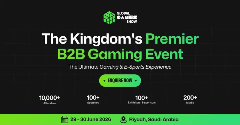 🎮 Play games with the giants of the gaming world!

Join developers, studios, and creators at Global Games Show Riyadh 2026.

📅 June 29-30, 2026

📍 Riyadh

🎟️ Early Bird Tickets →

#Games #Esports #GameFi #RiyadhEvents #GGS2026 @GlobalGamesShow

🗞️ Click here for more information 👇