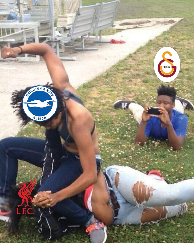Galatasaray fans are the happiest.

Image source: @memesvsfootball