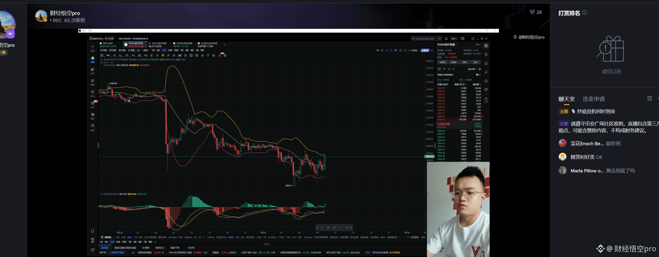 Brothers, the live stream has started! Will a double bottom form in 15 minutes? Tune in to Binance Square live stream: Finance Pro, enter the live stream room!

#Gold Suffers Biggest Weekly Drop in 43 Years #Trump Considers Ending Iran Conflict $BTC $ETH