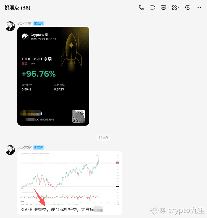 Shorting is definitely the fastest way to make money in this market!

$RIVER

{future}(RIVERUSDT) I went short with my brothers this morning, and it's already up eight points. I'm using 5x leverage, so the profit might not be very noticeable, but with 20x leverage, it would be more than double the return!

Don't panic when the market moves. Even if you don't have innate talent, you need to know how to follow the trend!

My trading record is briefly described on my homepage.