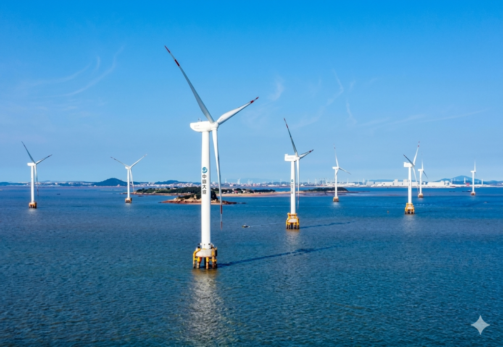 China's deepest offshore wind power project will be fully connected to the grid today.