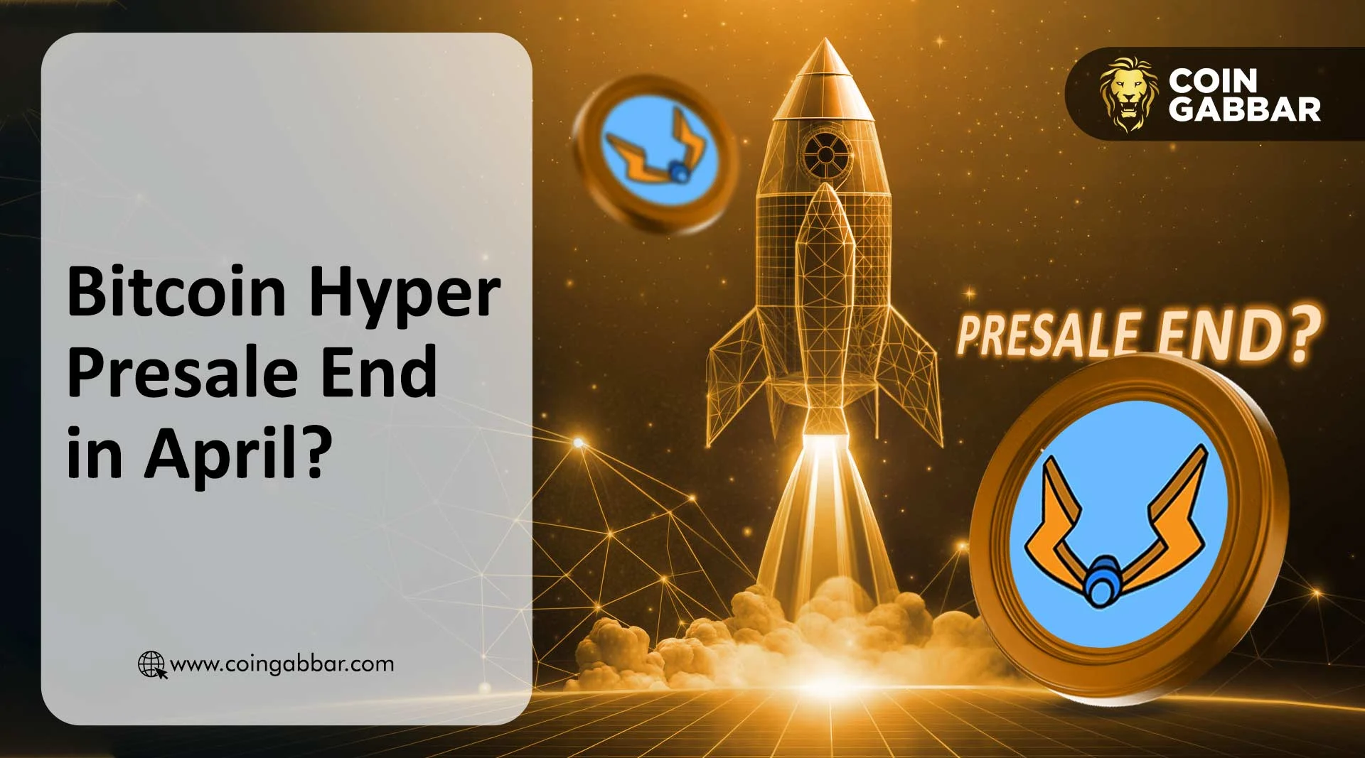 Bitcoin Hyper Presale End in April? Target Completing Soon