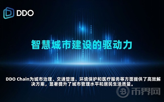 智慧城市建设的驱动力：DDO Chain的智能合约与区块链技术图标