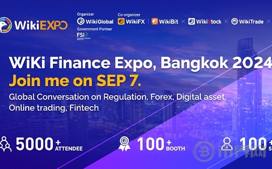 Wiki Finance Expo Bangkok 2024即将于九月举行图标