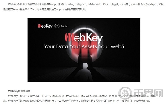 Web3手机WebKey测评：全球首个Web3世界登陆器,值得购买吗?图标