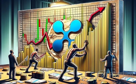 XRP 在阻力位挣扎,行情是涨还是跌图标