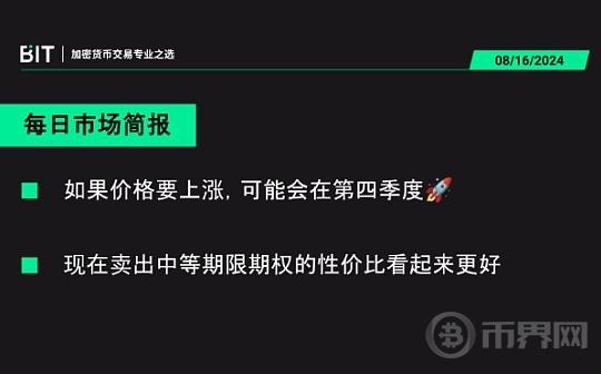 BIT 每日市场简报 08/15 - 比特币即将大幅上涨图标