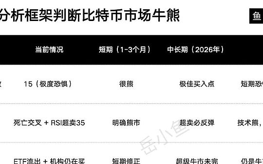 比特币真的进入熊市了吗？5种分析框架综合评估
